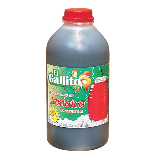 El Gallito® Jamaica (Hibiscus flower) Concentrate 946ml