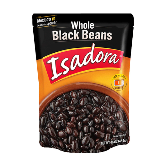 Isadora® Whole Black Beans 454g