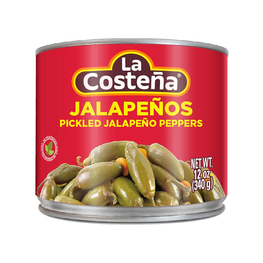 La Costeña® Greeh Pickled Whole Jalapeno Peppers 340g
