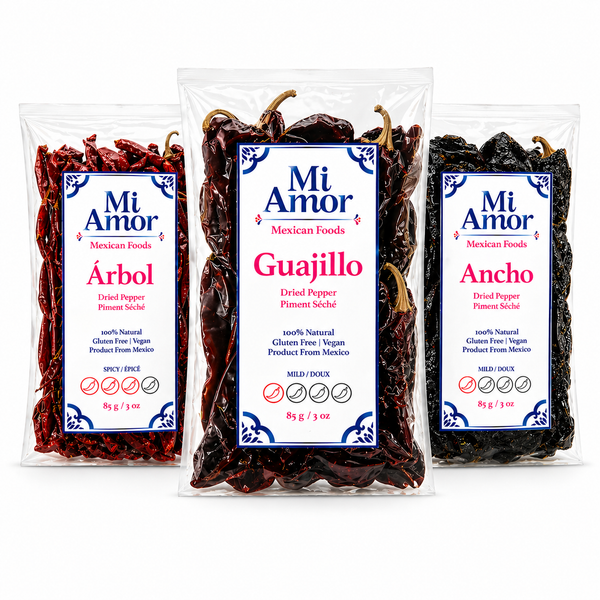 Mi Amor Birria Chile Mix — Guajillo, Ancho & Árbol Bundle