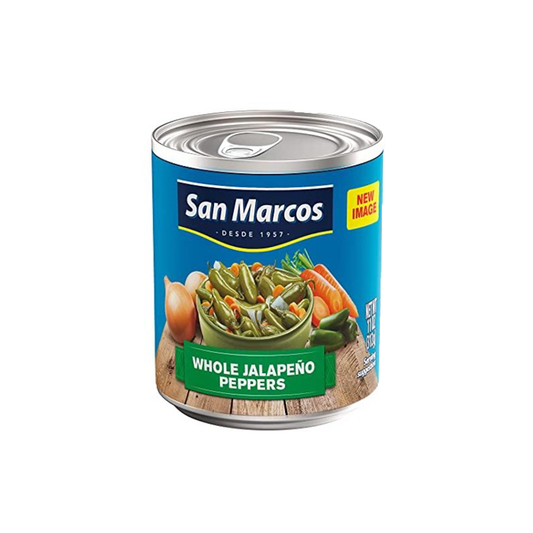 San Marcos® Pickled Whole Jalapeno Peppers 250 mL