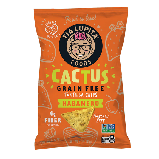 Tia Lupita® Cactus Tortilla Chips -  Habanero