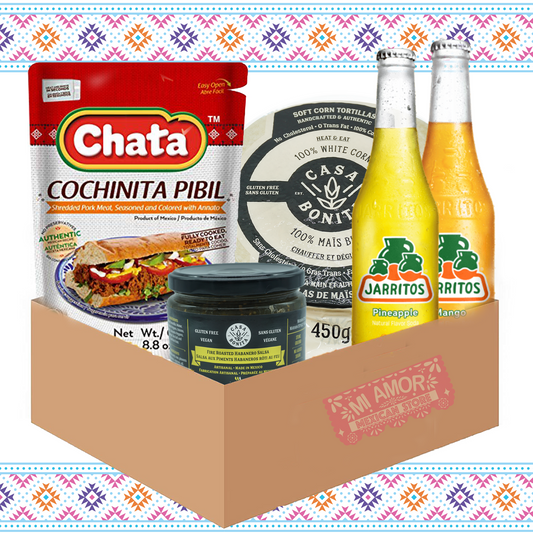 A piece of Yucatan - Taco kit, Cochinita Pibil