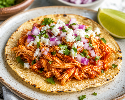 Chicken Tinga Tacos (Tinga de Pollo)
