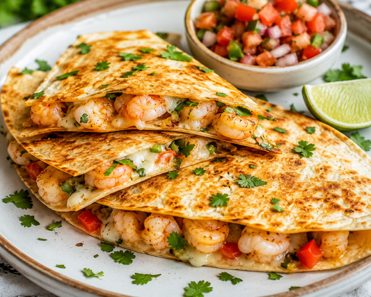 Shrimp Quesadilla (Quesadilla de Camarón)