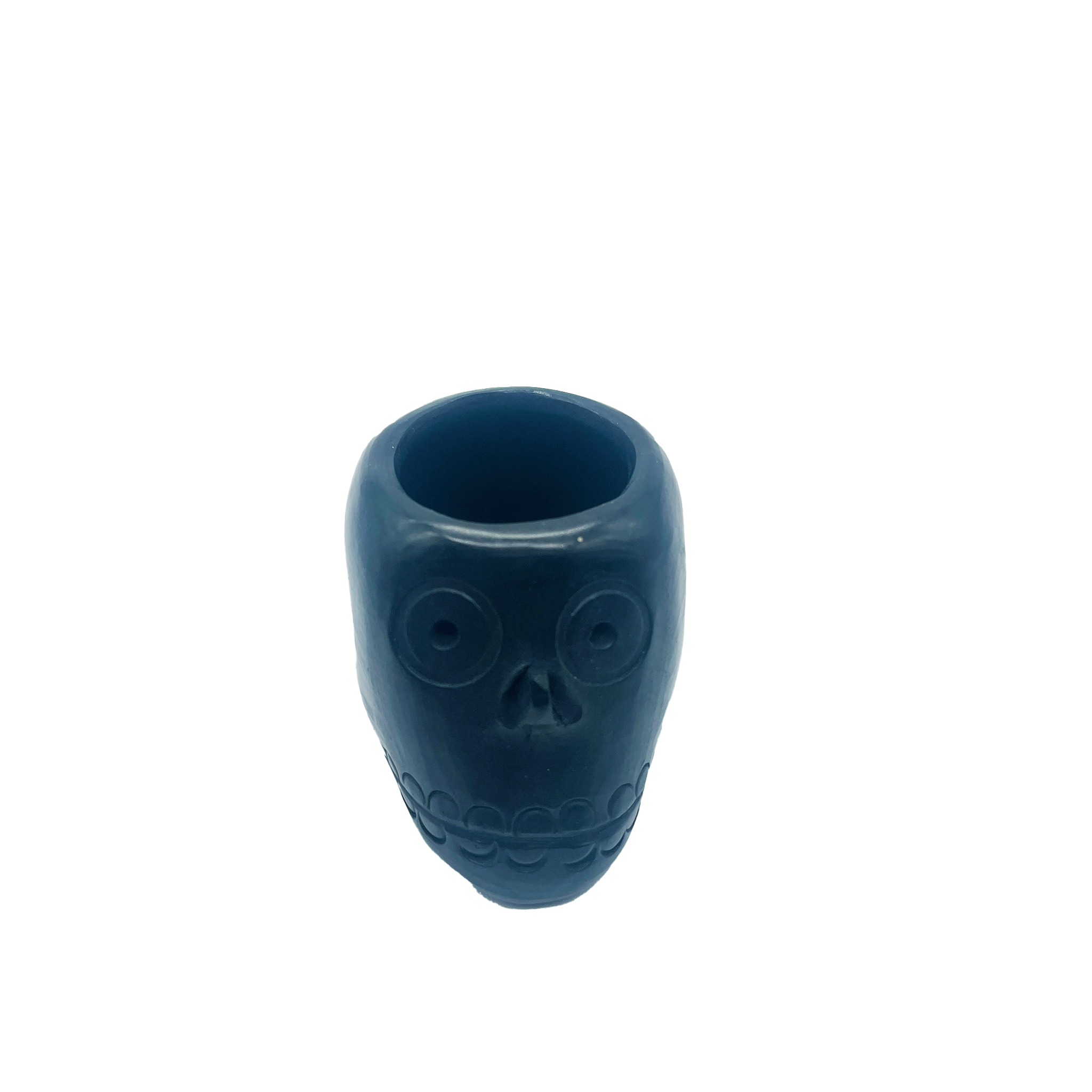 Black Clay Calavera Tequila/Mezcal Shot Glasses – Mi Amor - Mexican Store