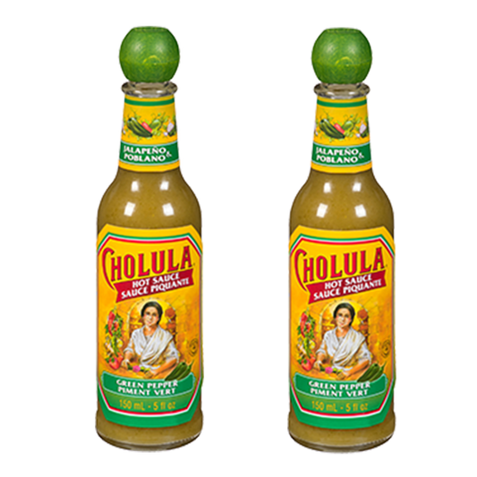 Sauce piquante au poivre vert Cholula® 150 ml - 2 unités