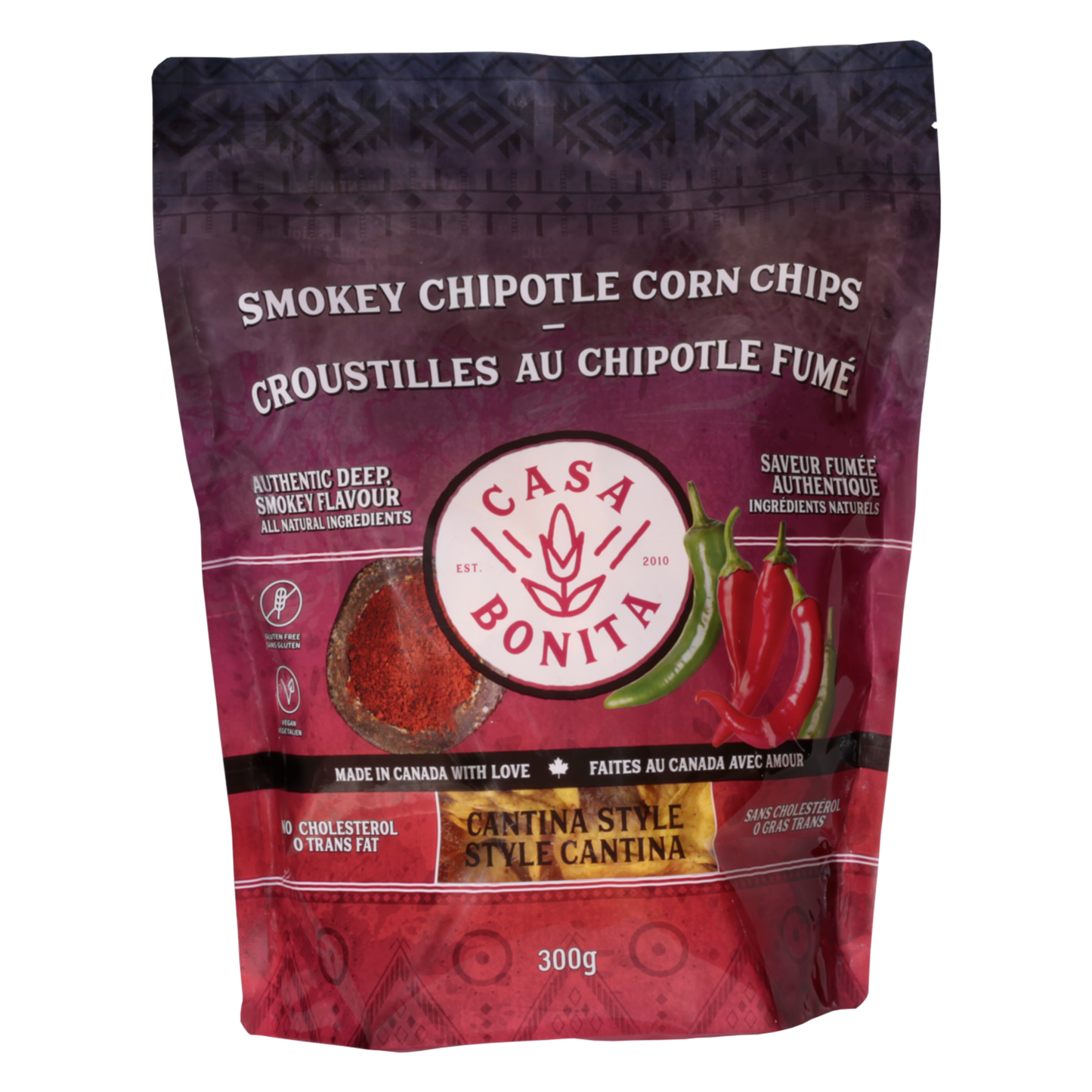 Casa Bonita®  Smokey Chipotle Chips 300 gr