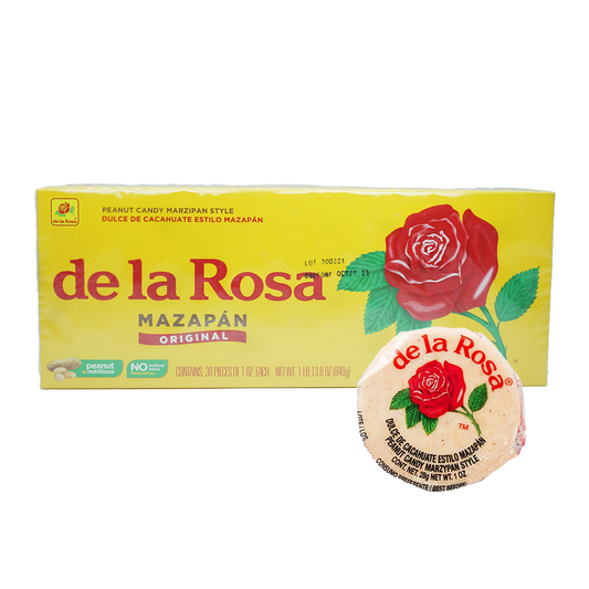 De la Rosa® Peanut Mazapan Candy, 30 pieces