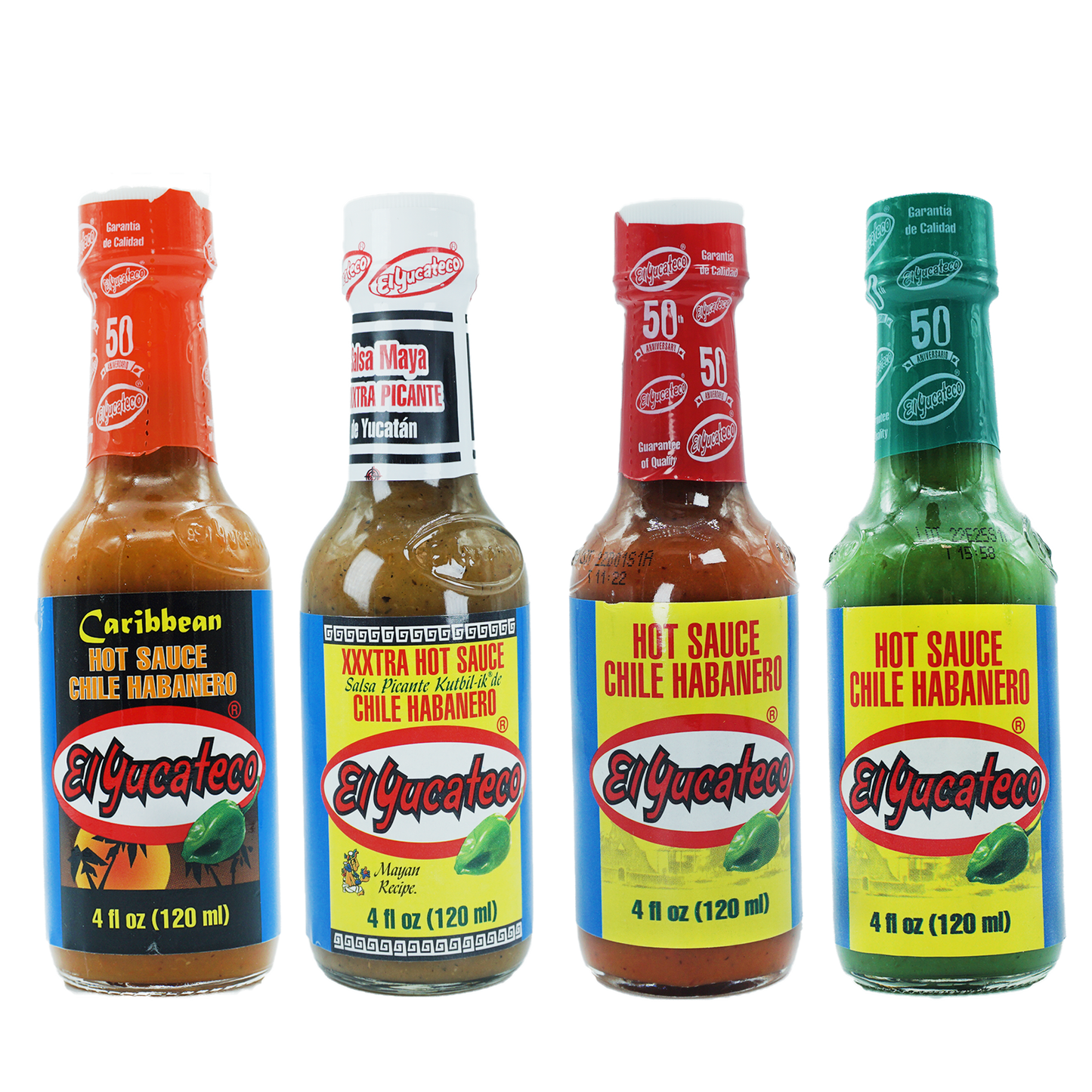 El Yucateco® Hot sauce Variety pack - 4 count