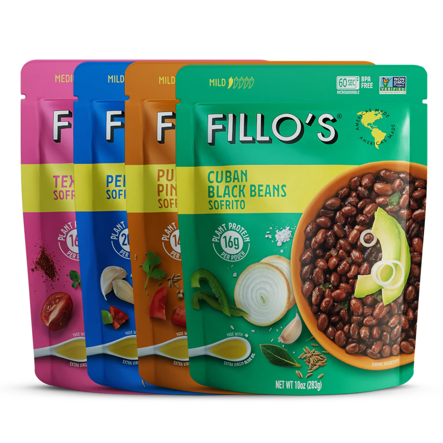 Fillo's® Sofrito Beans Variety Pack 283g - 4 count