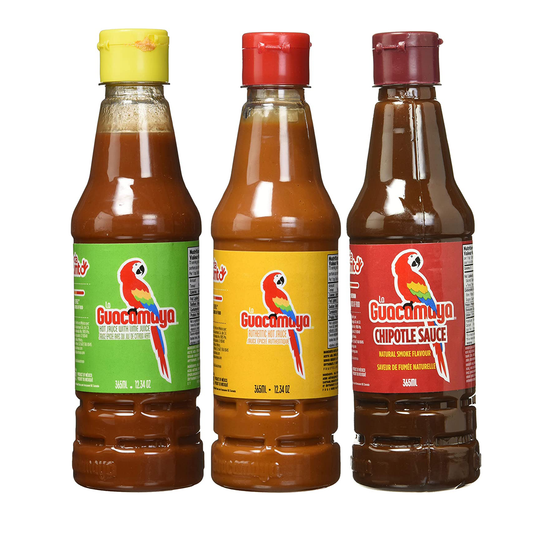 Guacamaya® Authentic Mexican Hot Sauce Variety Pack 365ml - 3 count