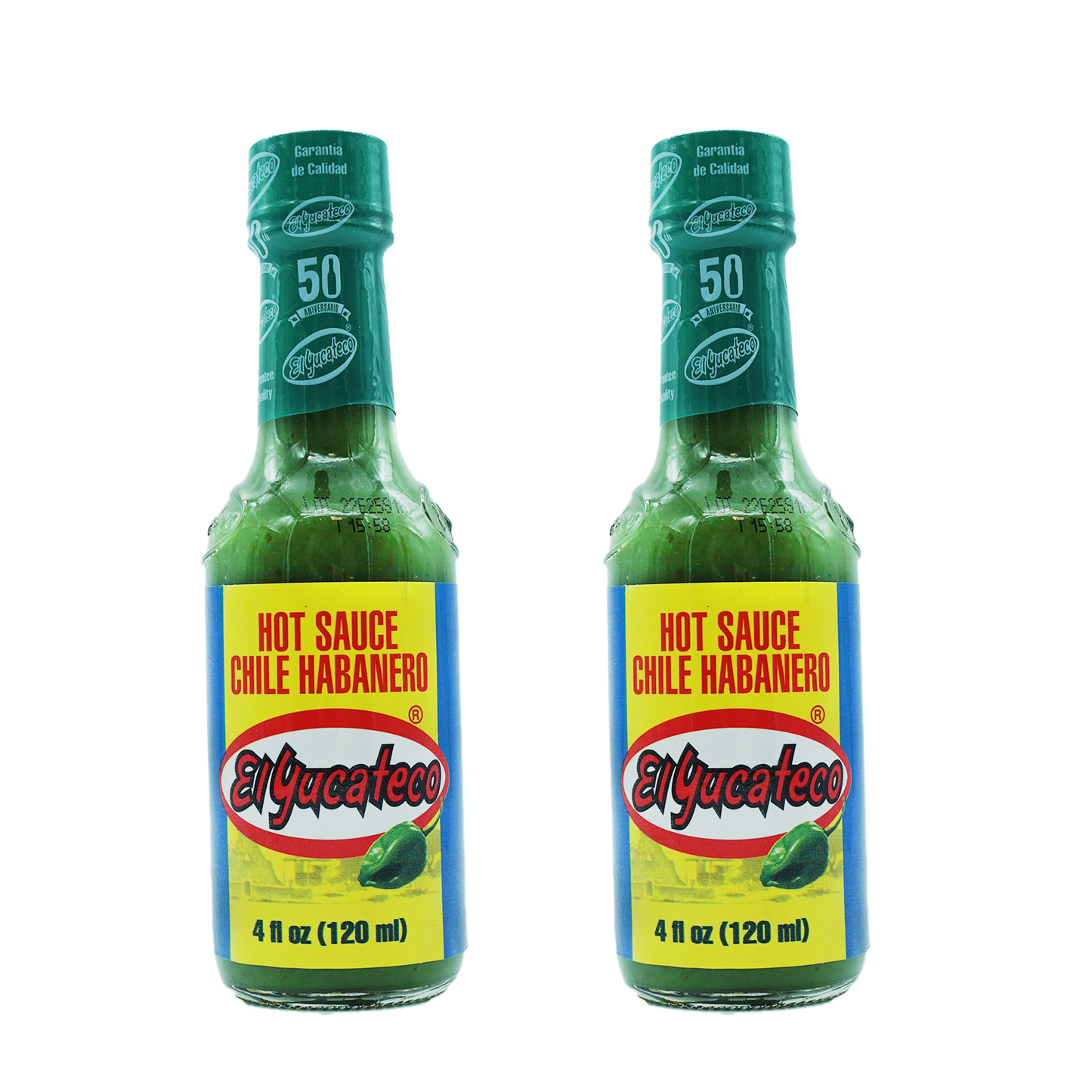 El Yucateco® Green Habanero 120ml- 2 count