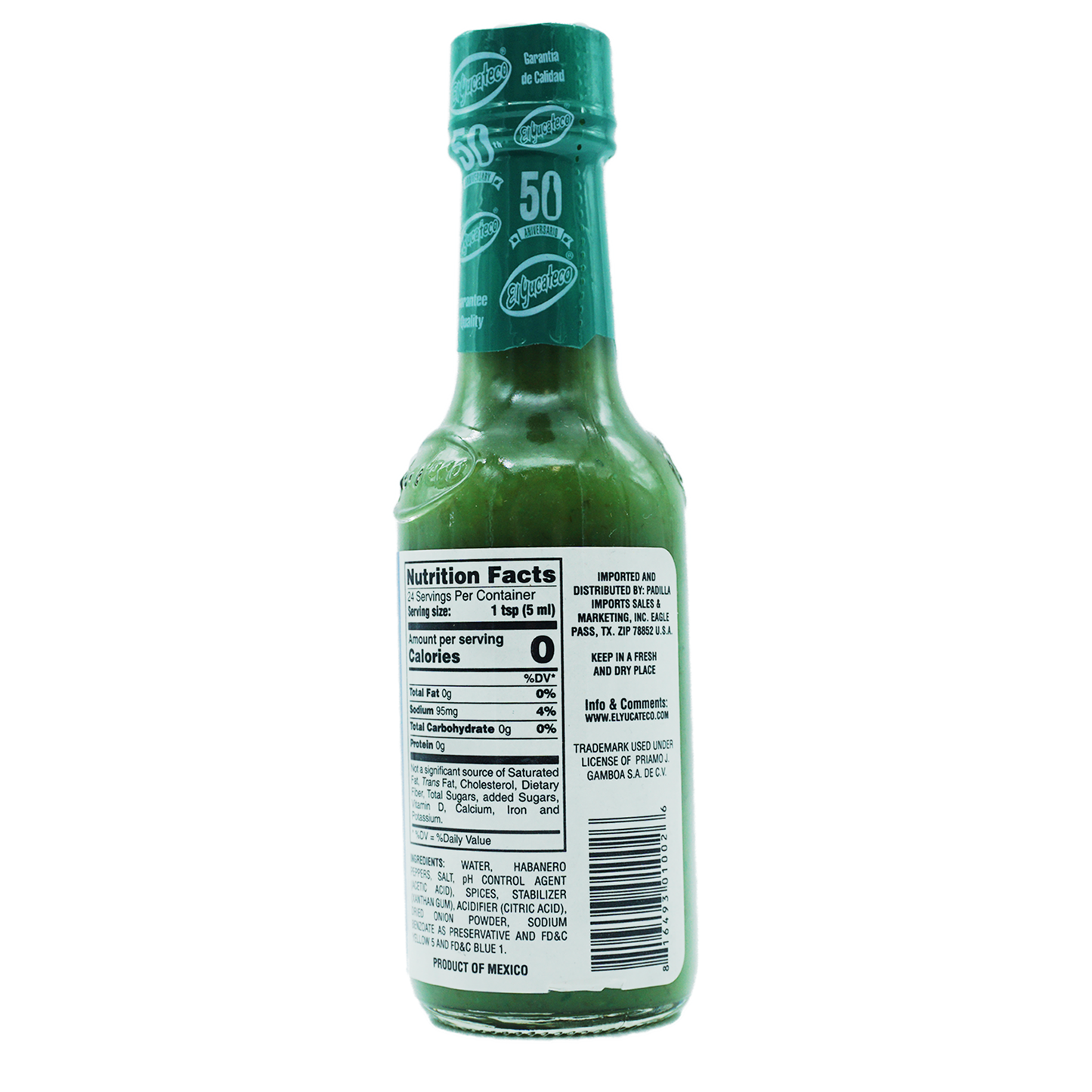 El Yucateco® Green Habanero 120ml- 2 count