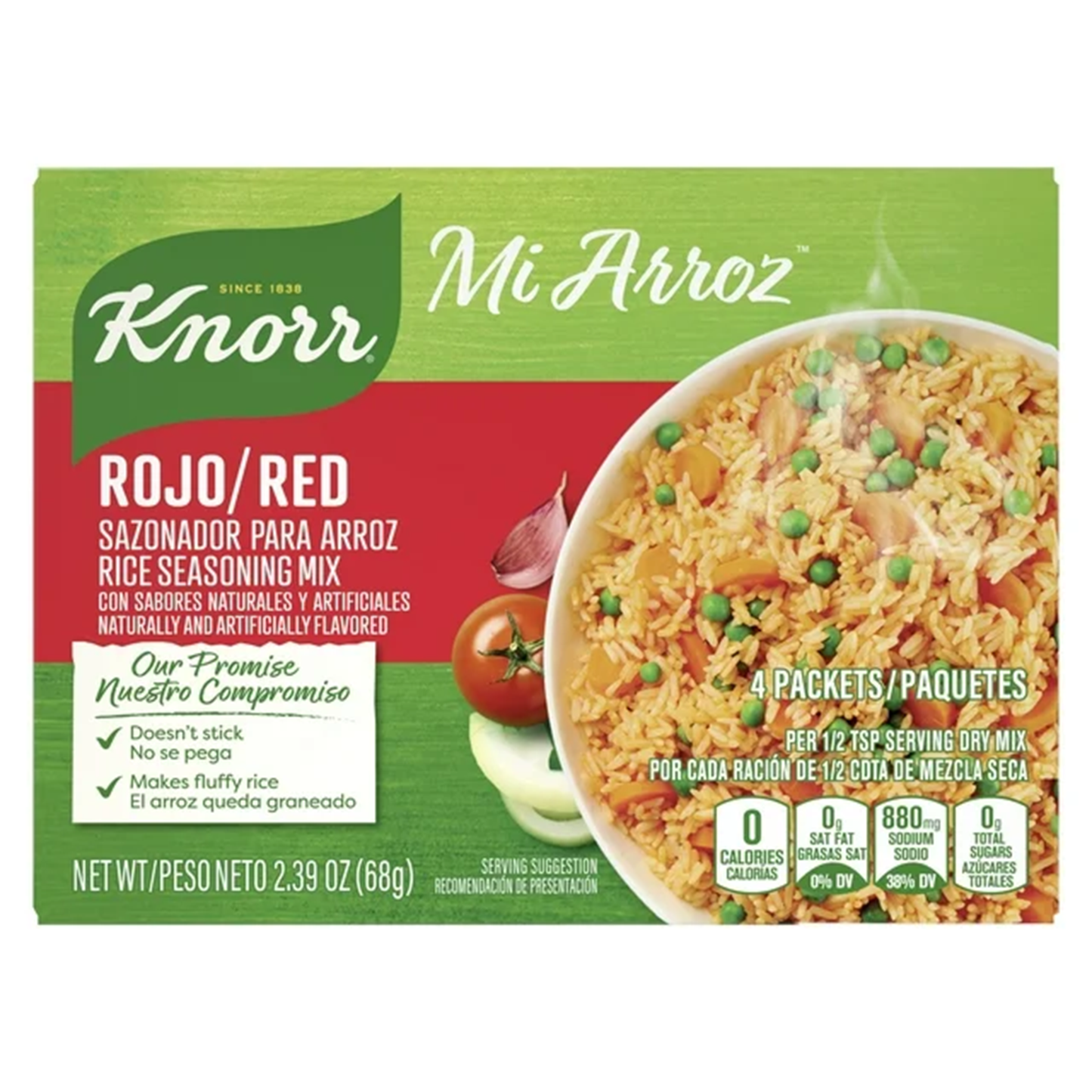 Mélange d'assaisonnements pour riz rouge Knorr®, paquet de 4