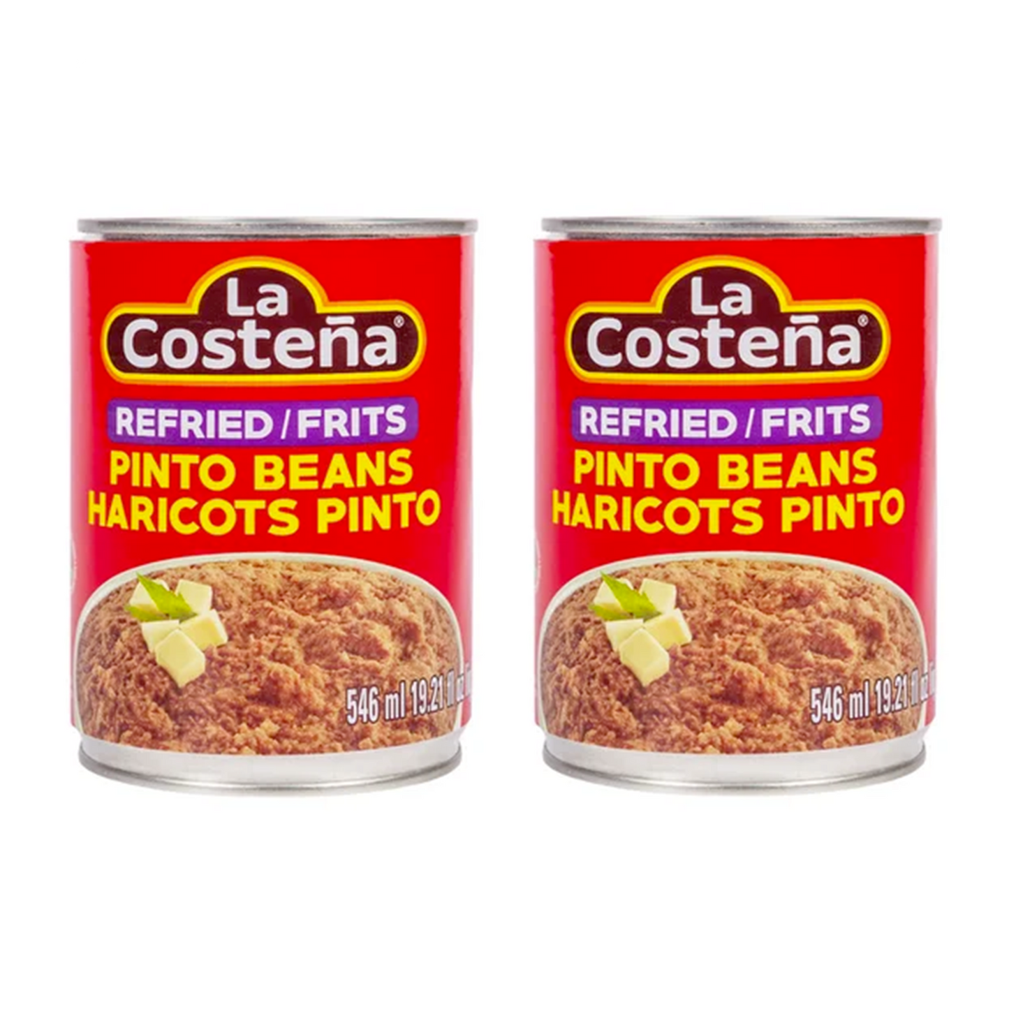 La Costeña® Refried Pinto Beans 546 mL - 2 count