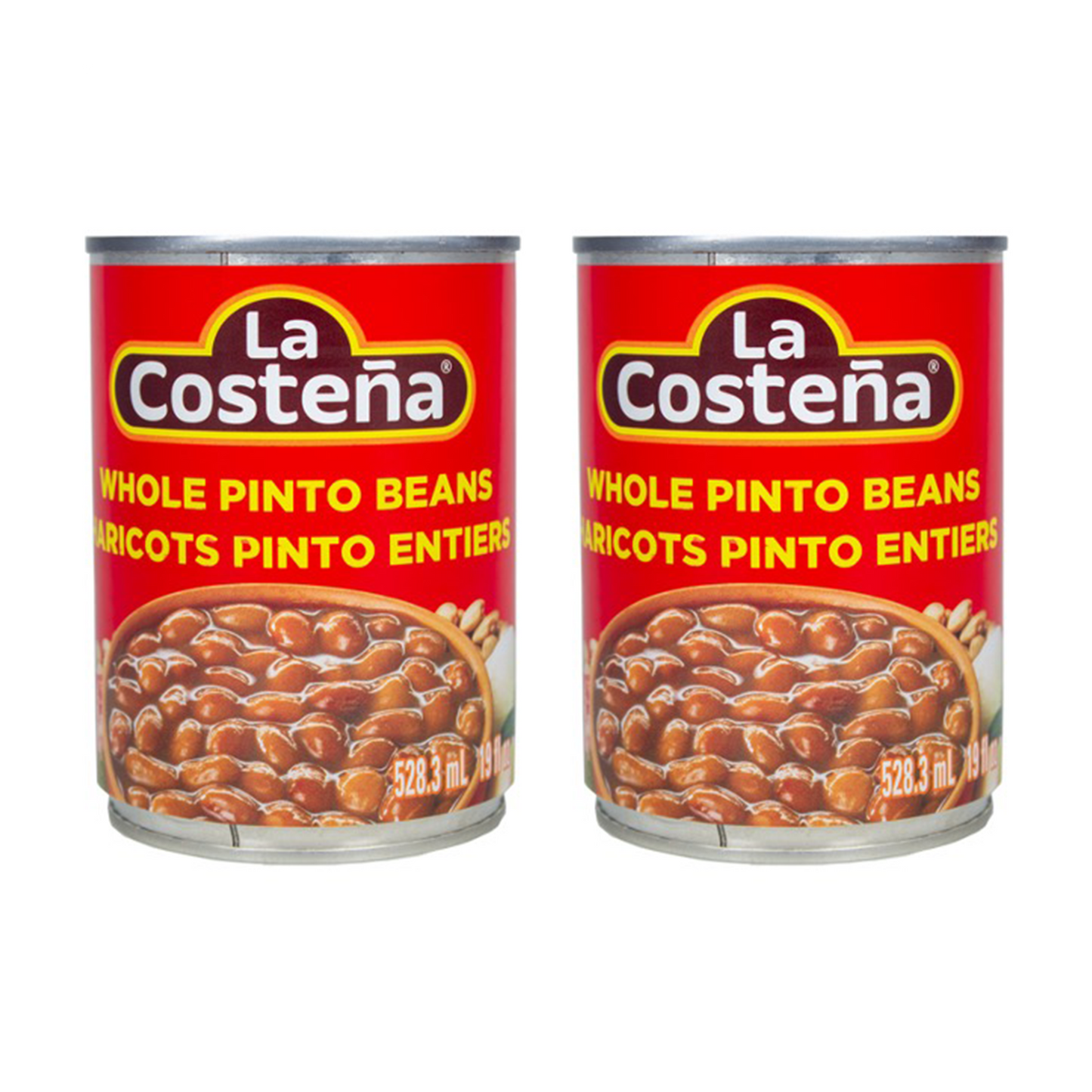 Haricots Pinto entiers La Costeña® 528 ml - 2 pièces