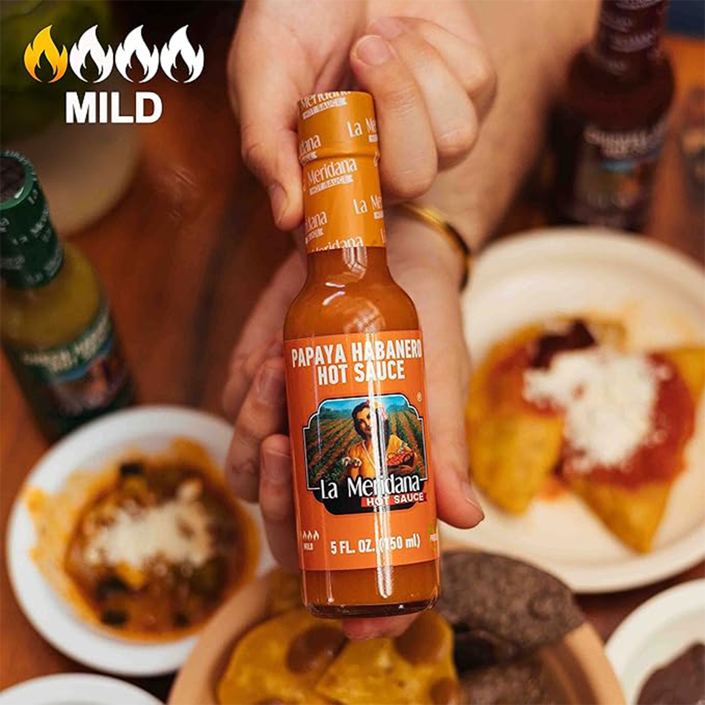 La Meridana® Papaya Habanero Hot Sauce (150ml)