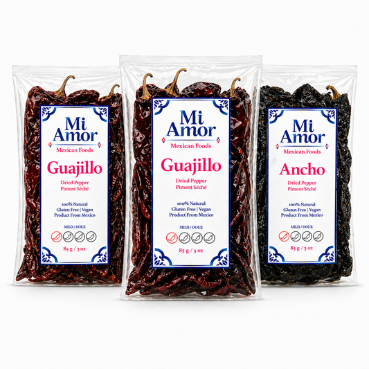 Mi Amor Mild Birria Chile Mix — Guajillo &  Ancho Bundle