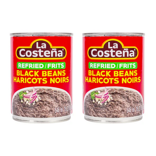 La Costeña® Refried Black Beans 546 mL - 2 count