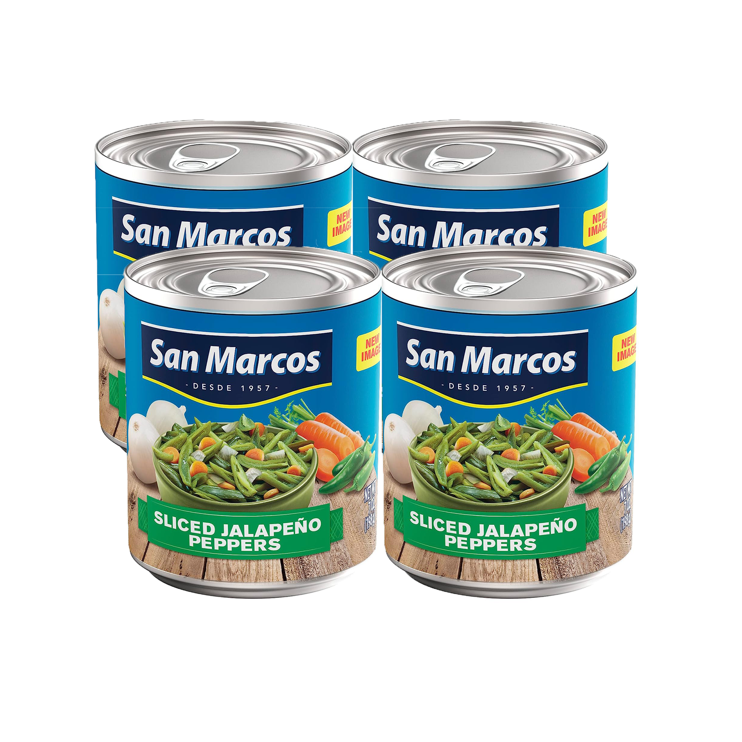 Piments Jalapeno marinés tranchés San Marcos® 250 mL - 4 pièces