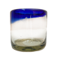 Small Blue Rimmed Glass