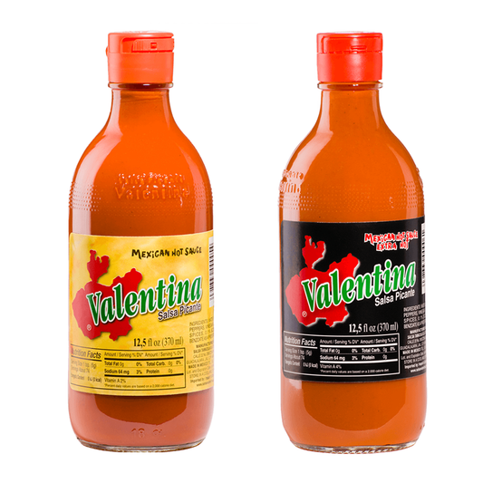 Valentina® Salsa Picante Hot & Extra Hot Sauce 370mL each - 2 Count