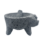 Volcanic rock Molcajete - Large pig face