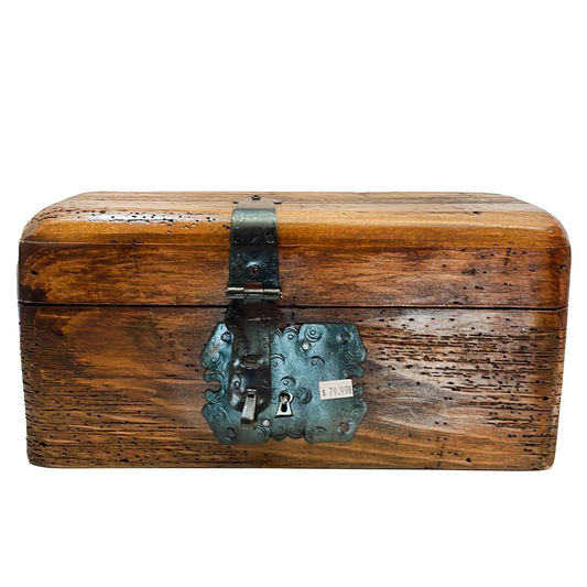 Wooden Chest with Key