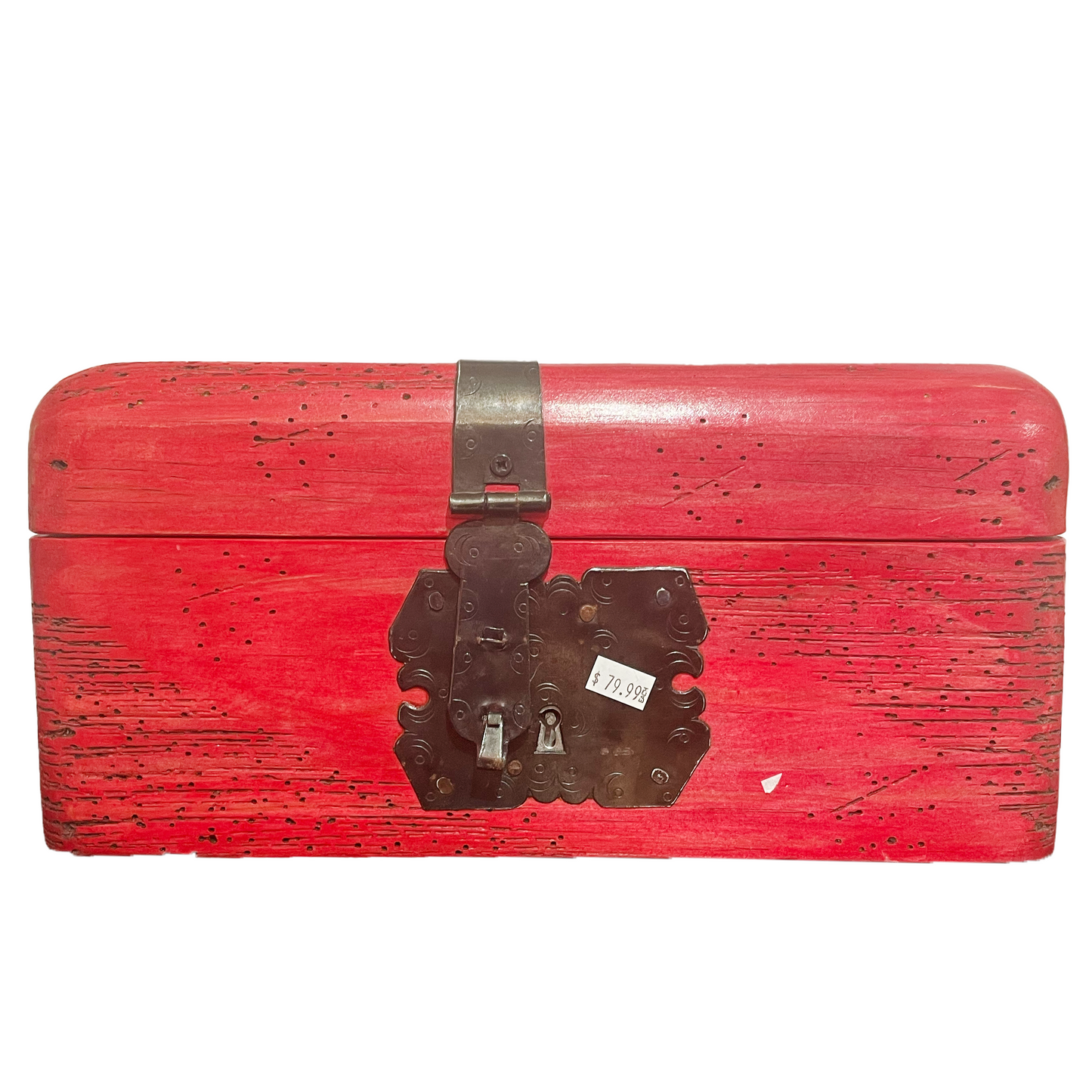Wooden Chest with Key