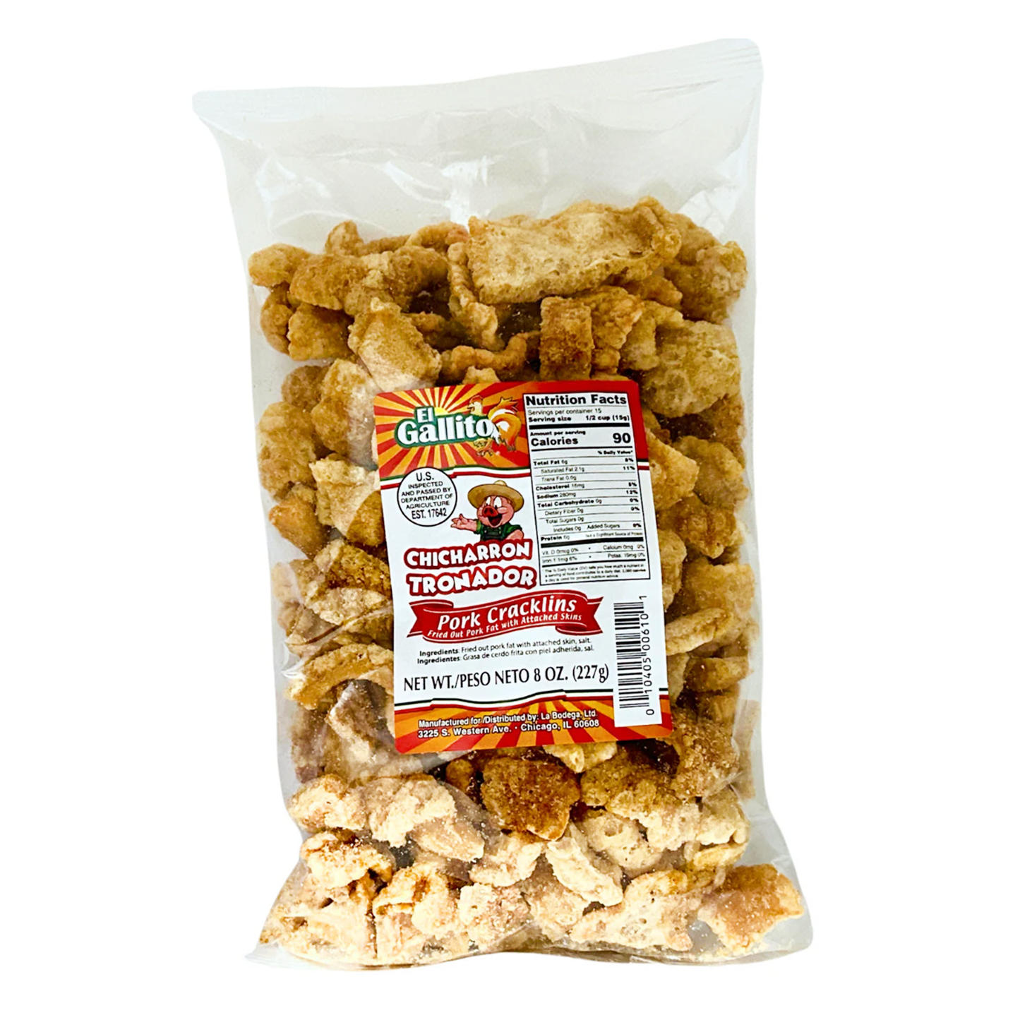 El Gallito Chicharron Crépitant 227g