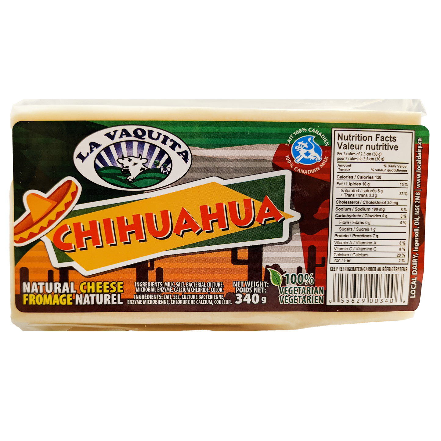 La Vaquita QUESO CHIHUAHUA 340gr