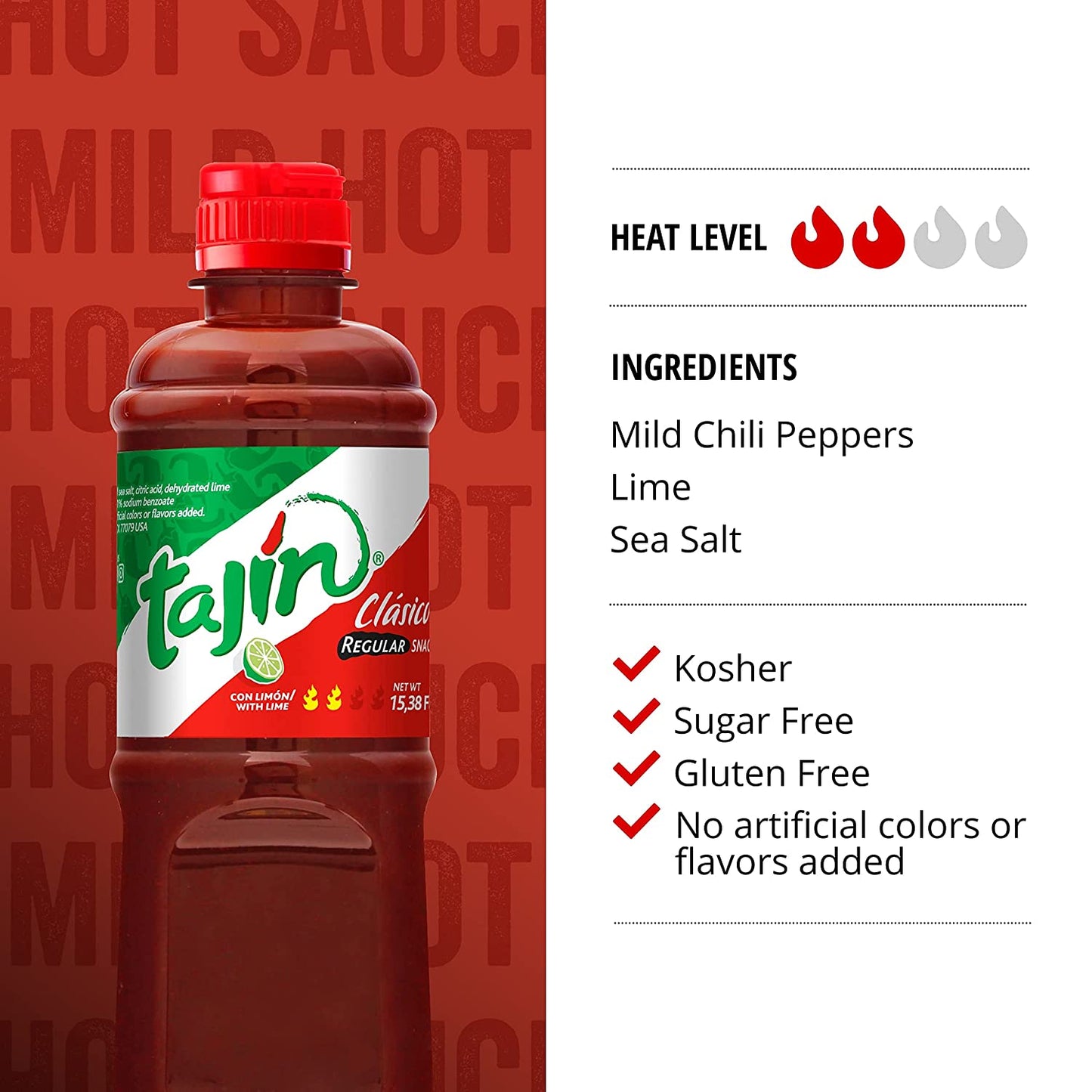 Tajin® Mild Hot Sauce 455ml