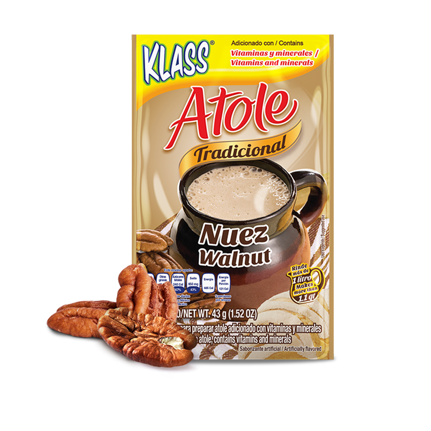 Klass® Atole mix 43 Gr